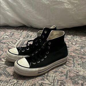 Black High-Top Sneakers